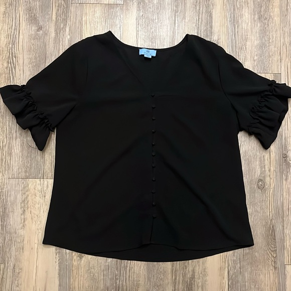 CeCe Ruffle Sleeve Blouse - Picture 1 of 4